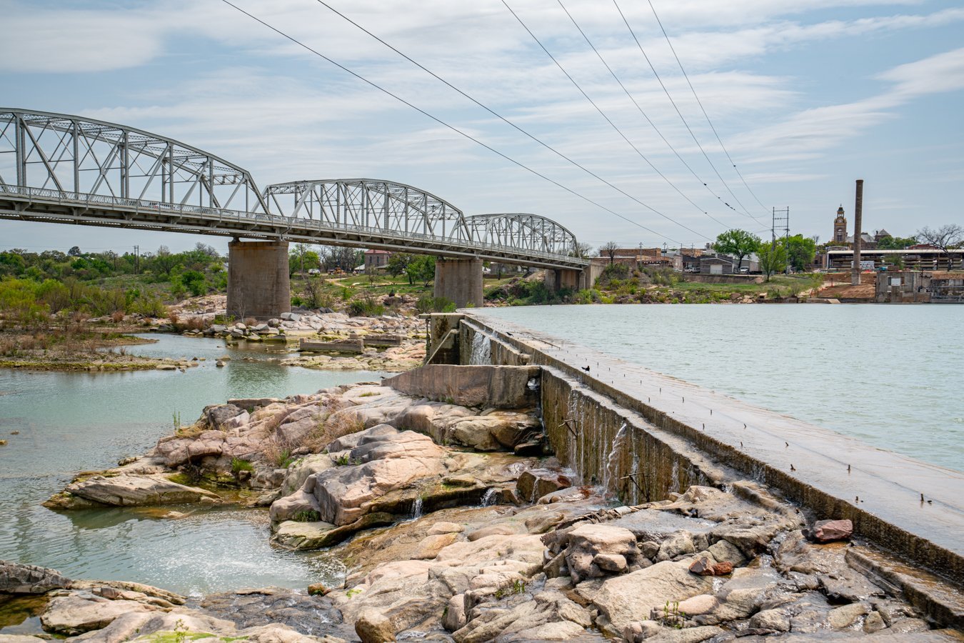 roys ink bridge spanning the llano river, one of the best things to do in llano texas