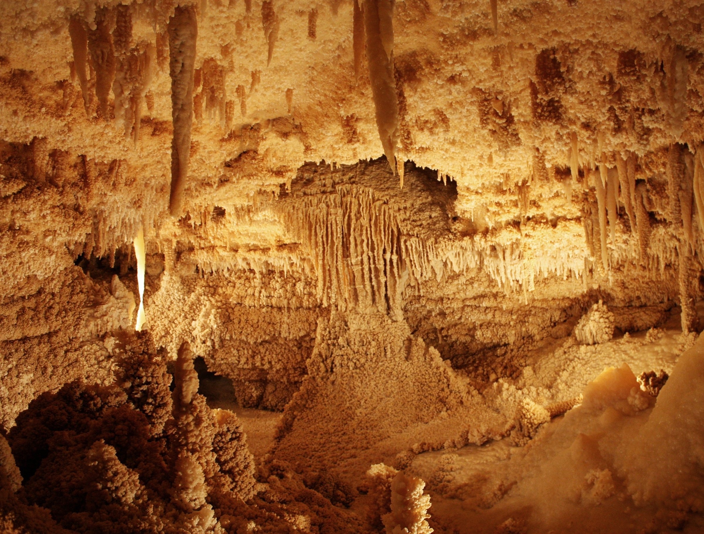Interior of the Caverns of Sonora, one of the best caves in Texas