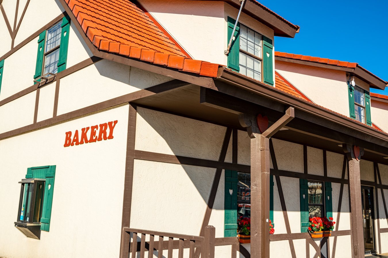 side view of habys alsatian bakery, one of the best places to visit in castroville texas