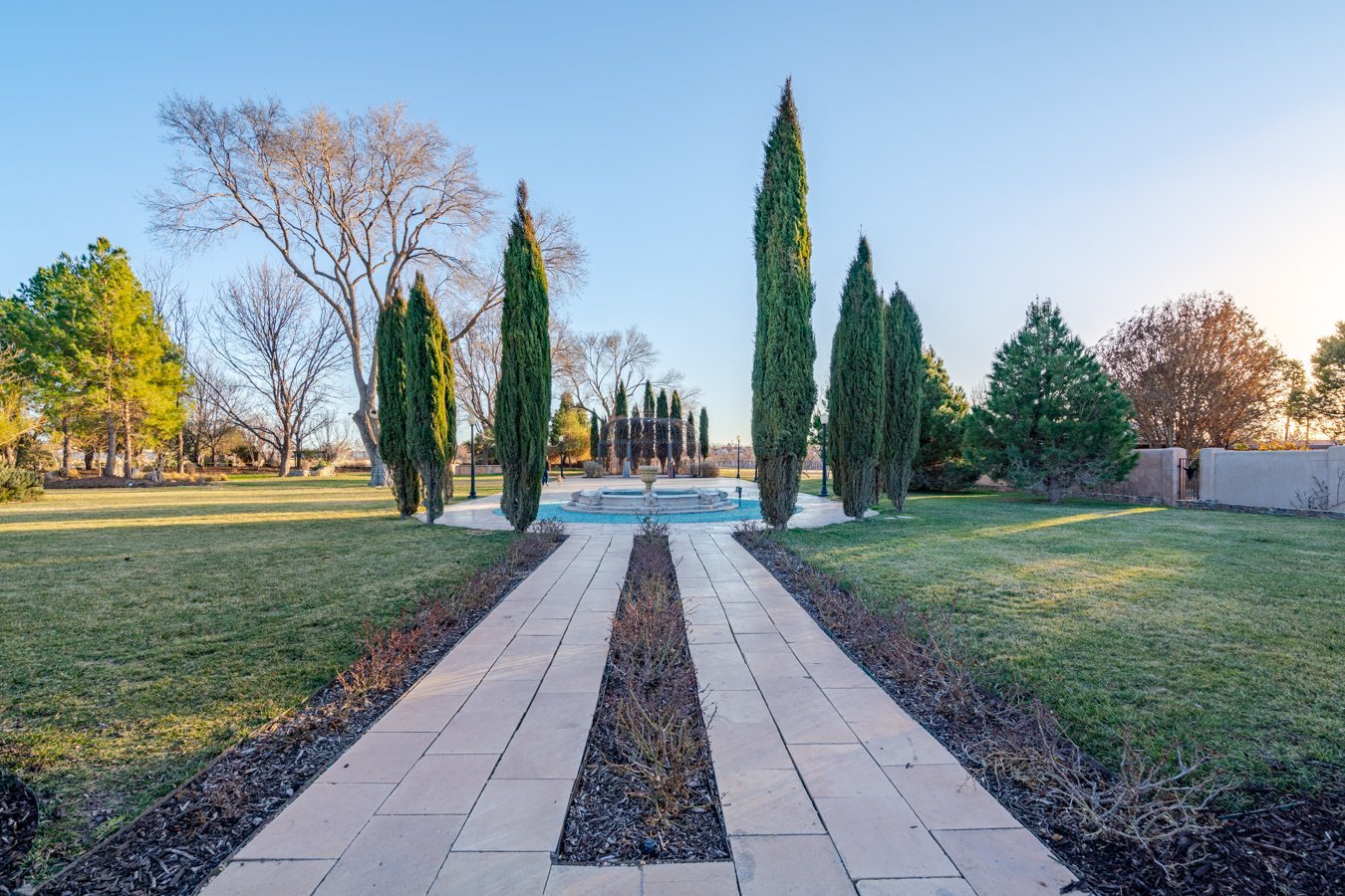 european style garden near sunset, gage gardens, one of the best things to do in marathon tx